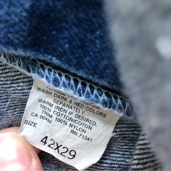 Vintage L.L. Bean Jeans Two Toned - Picture 10 of 10